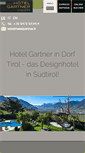 Mobile Screenshot of hotel-gartner.com